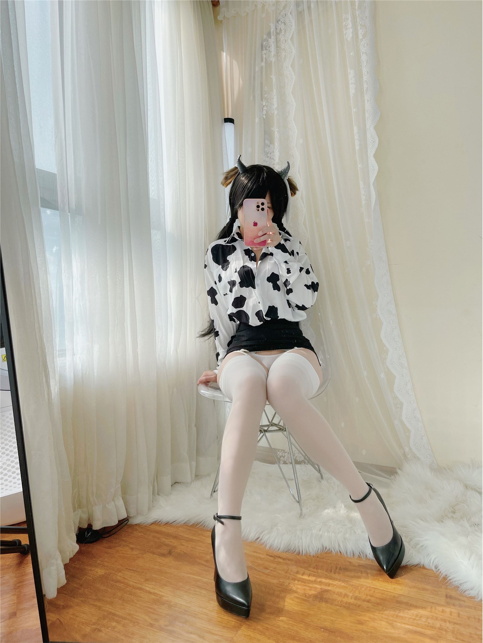 Chiyo Ogura w - Cow Shirt(24)